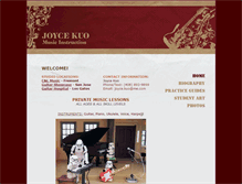 Tablet Screenshot of joycekuo.com